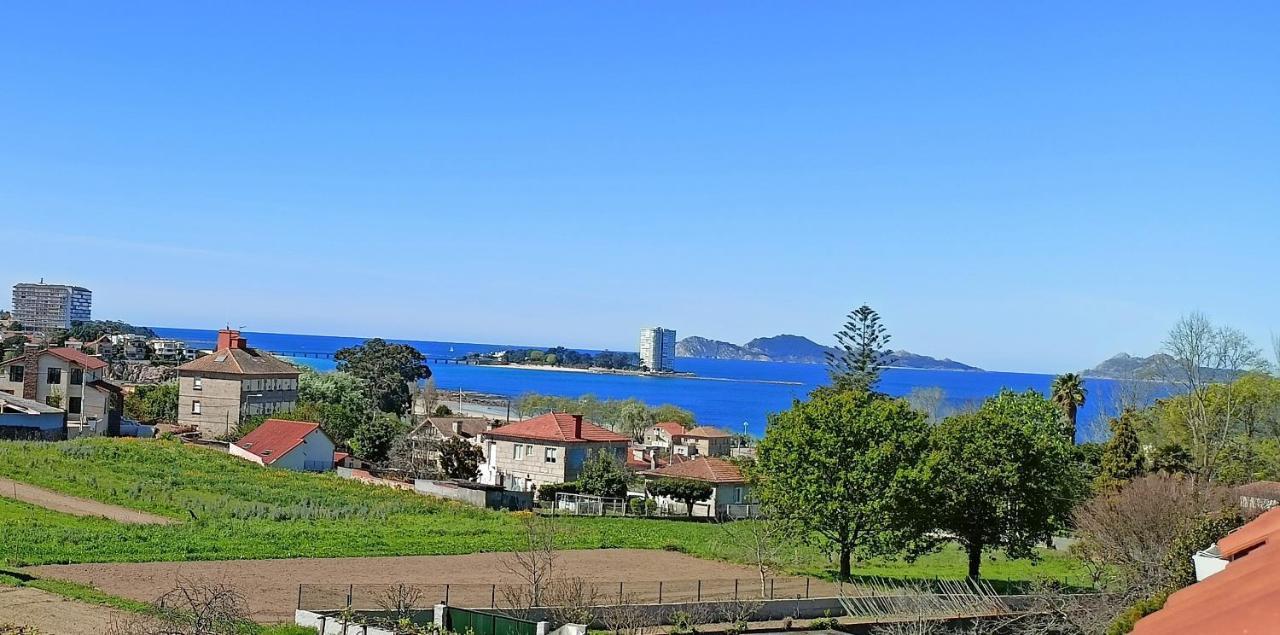 比戈Gran Lar, 2 Hab Con Piscina Y Jardin En Samil公寓 外观 照片