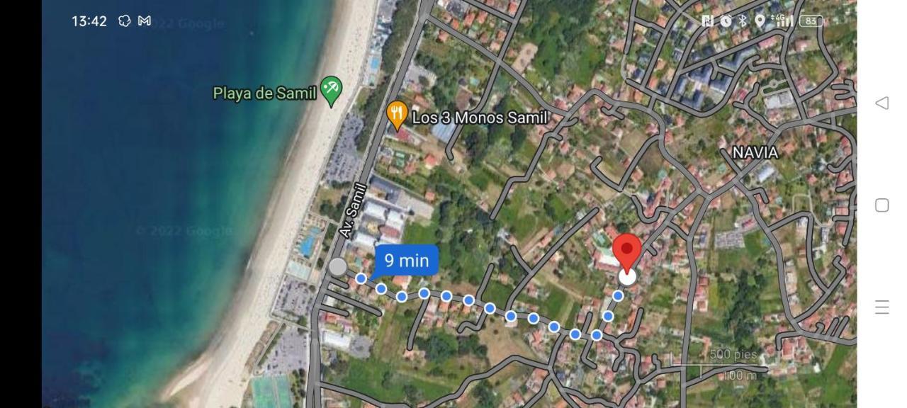 比戈Gran Lar, 2 Hab Con Piscina Y Jardin En Samil公寓 外观 照片